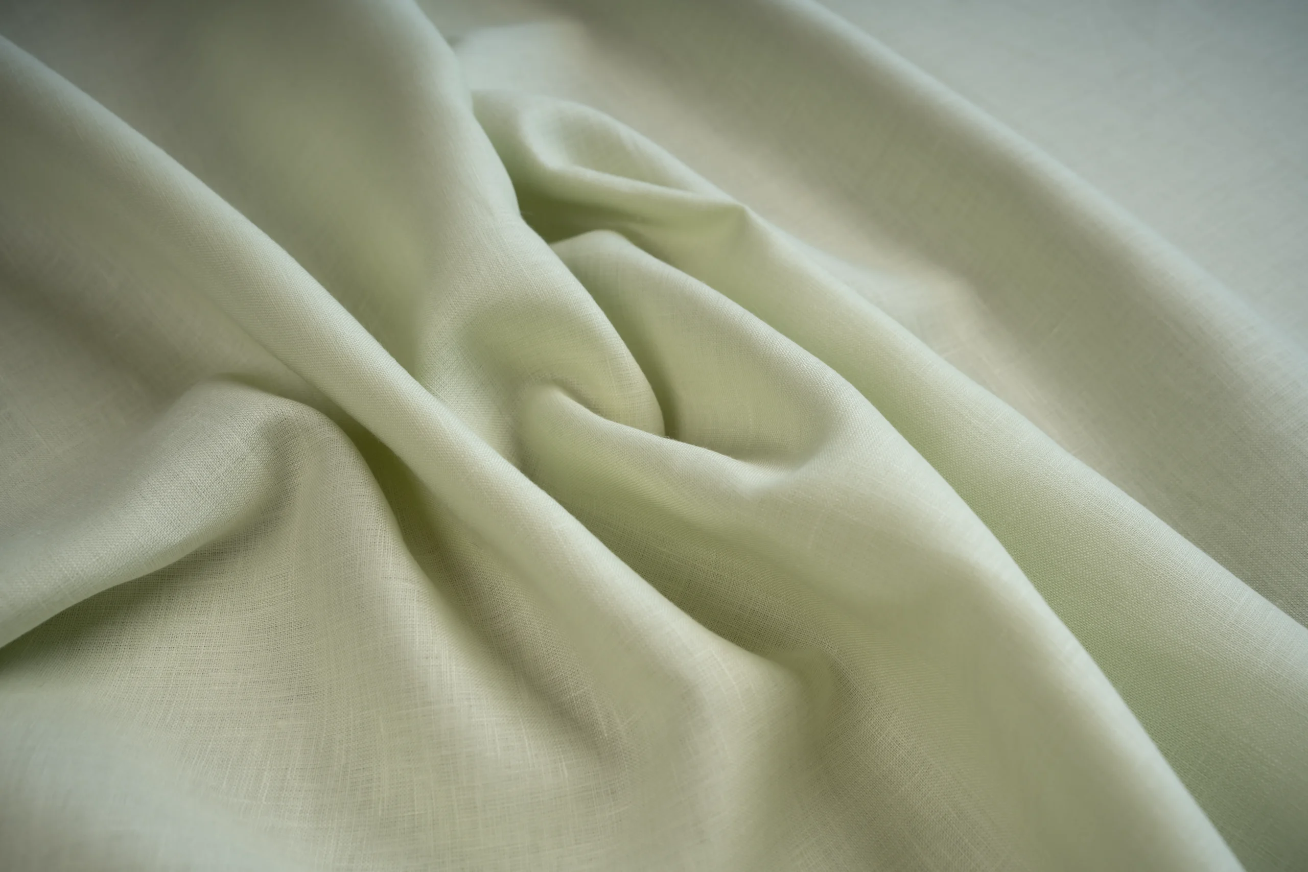 Plain Linen – Mint linen fabric