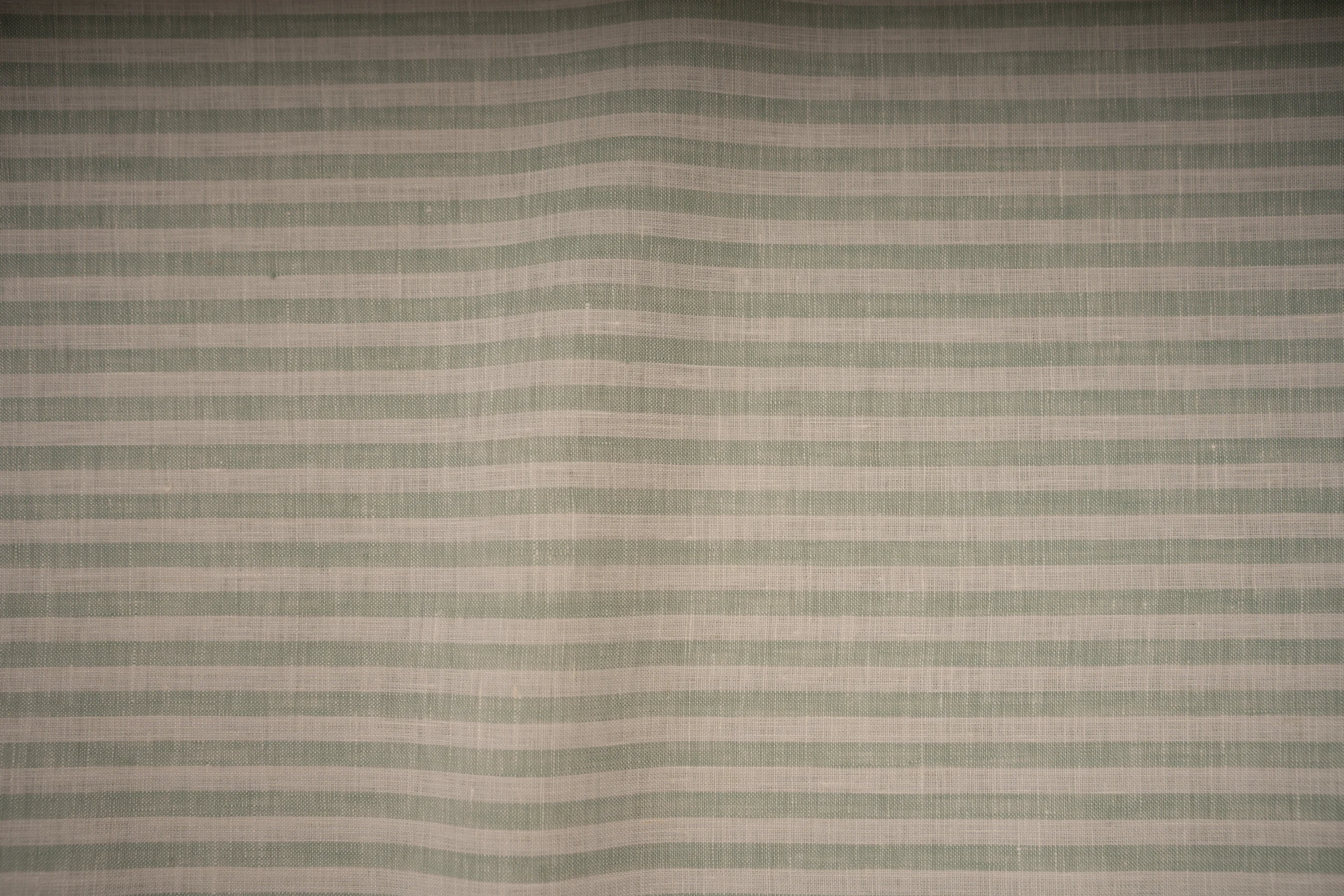 Striped Linen – Sage Stripe linen fabric